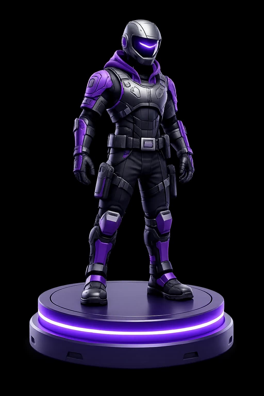 AI-generated 3D character